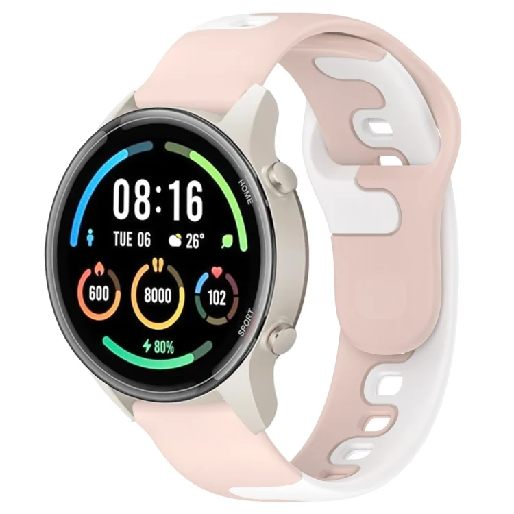 22mm Double Color Silicone Watch Band