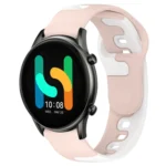 22mm Double Color Silicone Watch Band