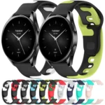 22mm Double Color Silicone Watch Band - Image 2