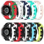 22mm Double Color Silicone Watch Band - Image 3