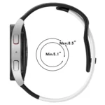 22mm Double Color Silicone Watch Band - Image 5