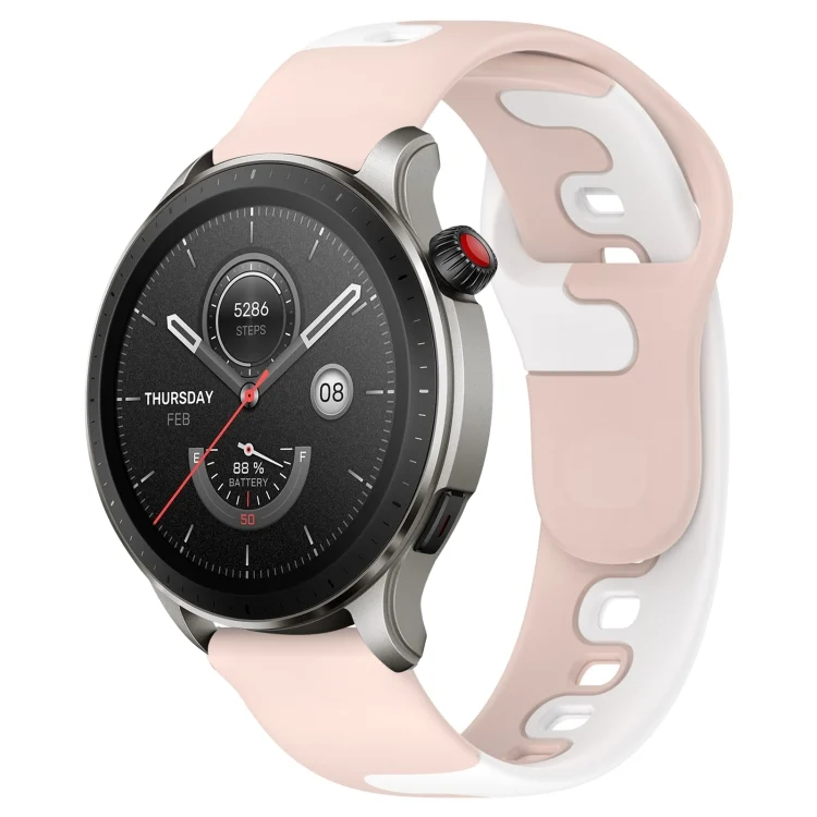 22mm Double Color Silicone Watch Band