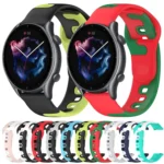 22mm Double Color Silicone Watch Band - Image 2