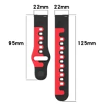 22mm Double Color Silicone Watch Band - Image 6