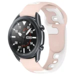 22mm Double Color Silicone Watch Band