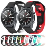 22mm Double Color Silicone Watch Band - Image 2