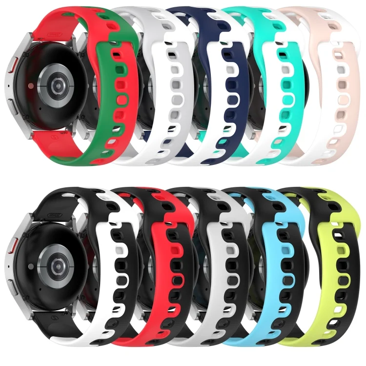 SYA0023428_B2.webp 22mm Double Color Silicone Watch Band - Image 3