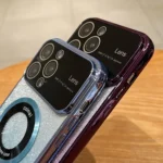 Large Window MagSafe Gradient Glitter Electroplating TPU Phone Case, For iPhone 15 Plus, For iPhone 15 - Image 5