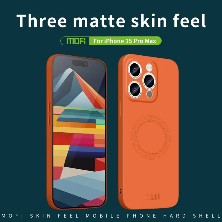 SYA002349501A_2.webp MOFI Qin Series Skin Feel All-inclusive Silicone Phone Case, For iPhone 15 Pro Max, For iPhone 15 Pro - Image 4
