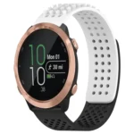 20mm Holes Breathable 3D Dots Silicone Watch Band