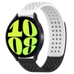 20mm Holes Breathable 3D Dots Silicone Watch Band