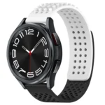 20mm Holes Breathable 3D Dots Silicone Watch Band