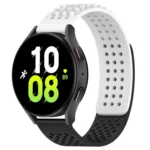 20mm Holes Breathable 3D Dots Silicone Watch Band