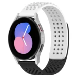 20mm Holes Breathable 3D Dots Silicone Watch Band