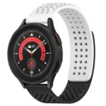 20mm Holes Breathable 3D Dots Silicone Watch Band