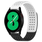 20mm Holes Breathable 3D Dots Silicone Watch Band