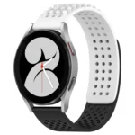 20mm Holes Breathable 3D Dots Silicone Watch Band