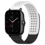 20mm Holes Breathable 3D Dots Silicone Watch Band