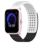20mm Holes Breathable 3D Dots Silicone Watch Band