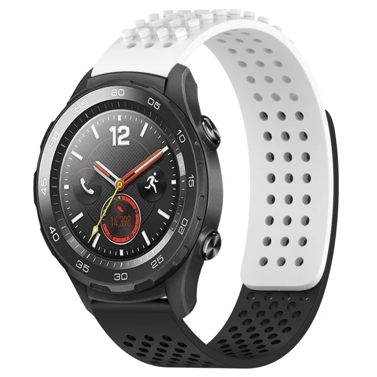 20mm Holes Breathable 3D Dots Silicone Watch Band