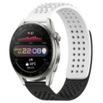 22mm Holes Breathable 3D Dots Silicone Watch Band
