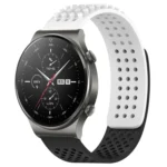 22mm Holes Breathable 3D Dots Silicone Watch Band