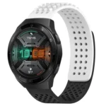 22mm Holes Breathable 3D Dots Silicone Watch Band