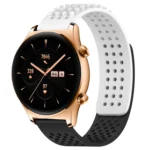 22mm Holes Breathable 3D Dots Silicone Watch Band