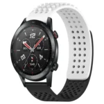 22mm Holes Breathable 3D Dots Silicone Watch Band