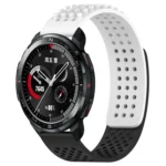 22mm Holes Breathable 3D Dots Silicone Watch Band