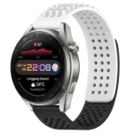 22mm Holes Breathable 3D Dots Silicone Watch Band
