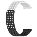 22mm Holes Breathable 3D Dots Silicone Watch Band - Image 8