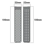 22mm Holes Breathable 3D Dots Silicone Watch Band - Image 7