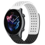 22mm Holes Breathable 3D Dots Silicone Watch Band