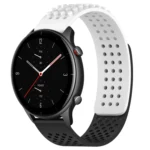 22mm Holes Breathable 3D Dots Silicone Watch Band