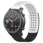 22mm Holes Breathable 3D Dots Silicone Watch Band