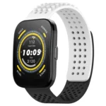 22mm Holes Breathable 3D Dots Silicone Watch Band
