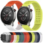 22mm Holes Breathable 3D Dots Silicone Watch Band - Image 2