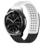 22mm Holes Breathable 3D Dots Silicone Watch Band