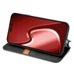 Cubic Grid Pressed Magnetic Leather Phone Case, For iPhone 15 Pro Max, For iPhone 15 Pro, For iPhone 15 Plus - Image 5