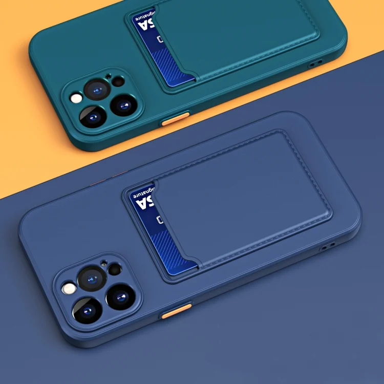 SYA0023535_B1.webp Skin Feel Card Contrast Color Button TPU Phone Case, For iPhone 15 - Image 2