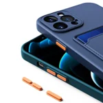 Skin Feel Card Contrast Color Button TPU Phone Case, For iPhone 15 - Image 5