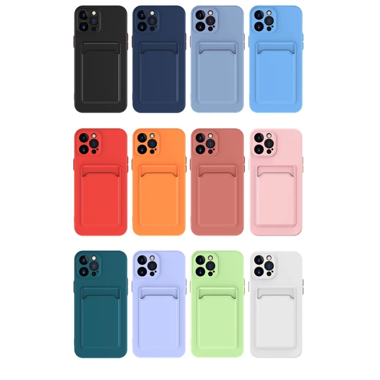 SYA0023535_B5.webp Skin Feel Card Contrast Color Button TPU Phone Case, For iPhone 15 - Image 6