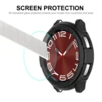 ENKAY Hat-Prince 2 in 1 TPU Armor Watch Case + 0.2mm 9H Tempered Glass Screen Protector - Image 7