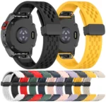 Quick Release Holes Magnetic Buckle Silicone Watch Band - Image 3