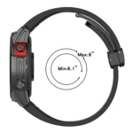 Quick Release Holes Magnetic Buckle Silicone Watch Band - Image 5