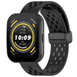 Folding Magnetic Clasp Silicone Watch Band