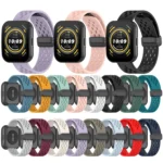 Folding Magnetic Clasp Silicone Watch Band - Image 2