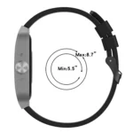 22mm Solid Color Silicone Watch Band - Image 5
