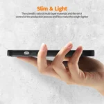 ENKAY Fiber Leather Skin PC Phone Case with High Aluminum-silicon Glass Film, For iPhone 14 Plus, For iPhone 14, For iPhone 14 Pro, For iPhone 14 Pro Max - Image 5